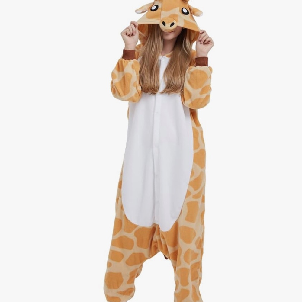 Adult giraffe onesie Halloween costume size small
